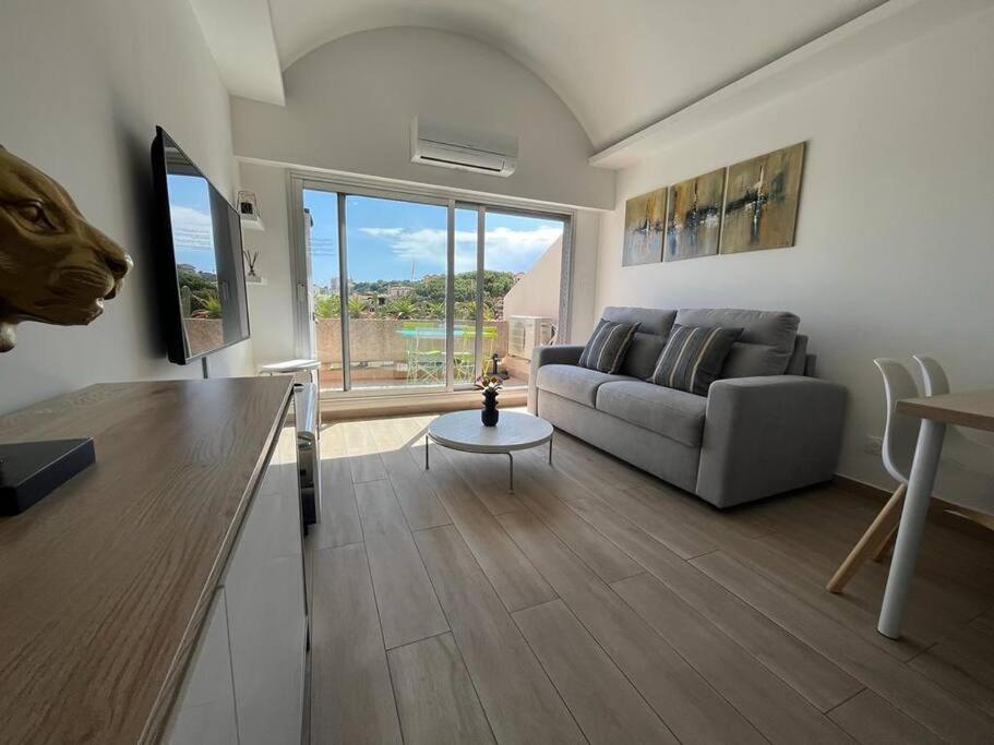 Appartement 4 Personnes Antibes Mer, Piscine, Parking, Tennis, Wifi מראה חיצוני תמונה